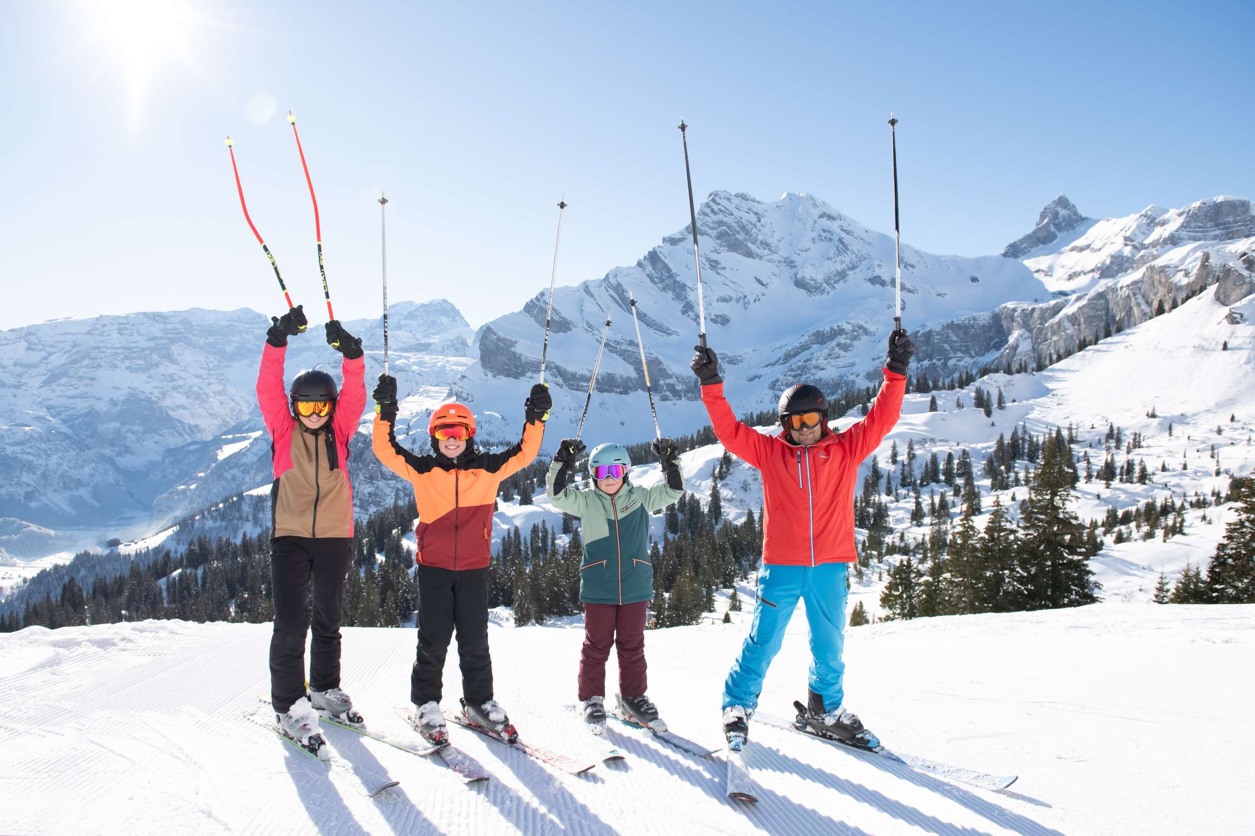 Erlebnisse im Winter bei den Sportbahnen Braunwald - sportbahnen